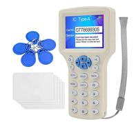 GREOHNMPAW RFID NFC Smart Card Reader +5XCUID Keychain/Card RFID Duplicator 125K 13.56MHz IC/ID Key Writer RFID Replicator