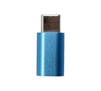 GREOHNMPAW USB C Data Blocker, USB C to C Data Blocker Blocks Data Transfer Protect Against Juice Jacking for Safe Charging Blue