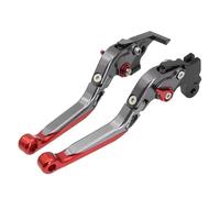 GREOINT Motorcycle CNC Aluminum Folding Extendable Brake Clutch Lever for SYM Husky ADV150 2022 ADX125 CRUISYM 180 Adjustable Short Brake(G)