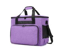 GREOPE Portable Travel Sewing Machine Bag, 42x26x33 cm, Waterproof, with Accessory Kit (Purple)