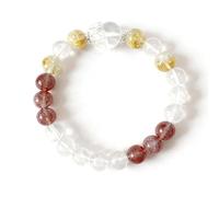 Grephanie Fuo,Psyche Whisper Series, Wild Imagination, Crystal Bead Stretch Bracelet, Yoga Beaded Bracelet Soothing Stretch Bracelet Relieve Stress, Perfect for Women's Gifts on Christmas