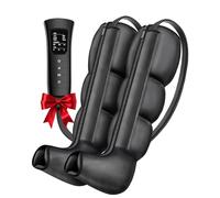 Greprety Air Compression Leg Massager for Circulation, Leg Massager Recovery System, Portable Full Leg Boots for Home Use