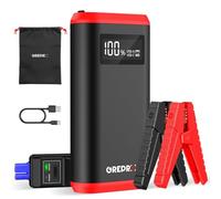 GREPRO 7000A Jump Starter Power Pack, up to 10.0L Gas, 8.0L Diesel | Emergency Roadside, LCD Display and LED Flashlight, Car Battery Booster Jump Starter for 12V Vehicles, Motorcycle
