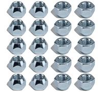 GREPSPUD 20pcs 1/2''-20 Trailer Lug Nuts, Trailer Wheel 509 Lug Nut Axle Hub Tire Lugs Nuts Open End Acorn Nut for Dexter EZ Lube Trailer Camper RV 1/2" Studs, Zinc Plated