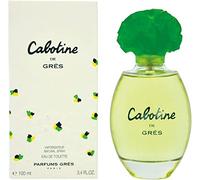 Gres Cabotine Eau de Toilette Spray, 100 ml for Women - Floral Notes, Amber & Vanilla - Personal Fragrance Use by Parfums Gres