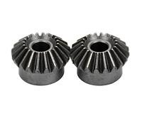GRESIK step miter 2pcs 6mm Bore Metal Bevel Gears 1 Module 20 Teeth Steel Gear 90 Degree Drive Commutation M3 Screw Bevel Gear spur bevel