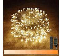 Gresonic Fairy Lights Plug in, 400LED 40m Warm White 2000-3800K 9 Modes Dimmable Timer with Remote String Light Mains Powered Outdoor Indoor IP44 Waterproof for Christmas,Bedroom,Garden,Party,Wedding