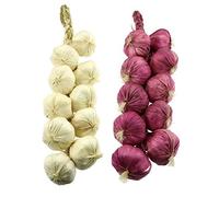 Gresorth 2pcs Artificial Onion String Fake Vegetable Home Party Christmas Harvest Decoration