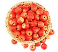 Gresorth 30pcs Mini Artificial Pink Apple Decoration Fake Fruit Model for Home Party Kitchen Display - 3.5 cm
