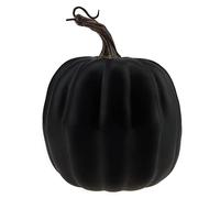 Gresorth Fake Black Pumpkins Artificial Foam Pumpkin for Fall Halloween Thanksgiving Tabletop Centerpiece Home Kitchen Decoration -1 PCS