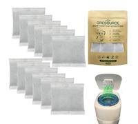 Gresource 12 Pack Diaper Pail Carbon Refill Filters-Premium Charcoal Odor Absorbers Deodorizer for Playtex Diaper Genie Complete and Expressions Pail -Ultimate Odor Control for Baby Nursery & More