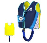 Grestar Kids Swim Vest,Toddler Swimming Float Vest, Swimming Training Jacket with 8 Removable EPE Blocks, Crotch Strap & Buckle, Kids Buoyant Swim Vest for Ages 2-6 (15-30 kg)