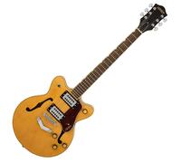 Grestch G2655 Streamliner Center Block Jr. Double-Cut with V-Stoptail LRL Village Amber