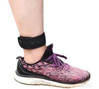 Grestun Adjustable Resin-Snap Ankle Strap for Fitbit Inspire HR 2 3/Charge 2 3 4 5 6/Luxe/Alta HR/Flex 1 2 or Garmin Vivofit 3/4, Ankle Band for Men and Women (Black, Medium)