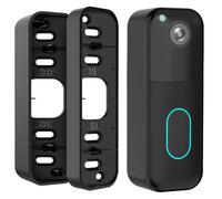 Gresur Blink Doorbell Mount, Adjustable (15 to 45 Degrees) Corner Mount, No-Drill Mounting Bracket for Blink Doorbell Camera, Wide Viewing Angle Mount, Black