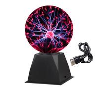 Gresus 7 Inch Magic Plasma Ball Lamp - Touch & Sound Sensitive Interactive USB Powered Plasma Lamp Nebula Sphere Globe, Science Educational Gift for Decorations/Parties/Bedroom