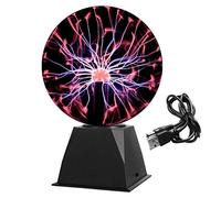 Gresus Magic Plasma Ball Lamp - Touch & Sound Sensitive Interactive USB Powered Plasma Lamp Nebula Sphere Globe
