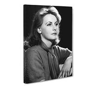 Greta Garbo Canvas Print | Gallery Wrapped 30mm Frame Wall Art | 20x14 inches | Ready to Hang | Modern Picture | Living Room Bedroom Lounge Office
