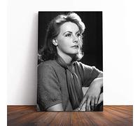 Greta Garbo Canvas Print | Gallery Wrapped 30mm Frame Wall Art | 24x16 inches | Ready to Hang | Modern Picture | Living Room Bedroom Lounge Office