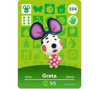 Greta - Nintendo Animal Crossing Happy Home Designer Amiibo Card - 254