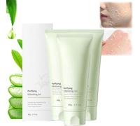 Greteam Purifying Exfoliating Gel, Greteam Exfoliating Scrub, Purifying Enzymes Exfoliating Gel, Purifying Exfoliating Gel Moisturizing Cleanses Skin, Exfoliating Scrub Gel For Men Women (3PCS, 60ml)
