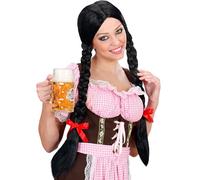 Gretel Long Plaits - Black Wig for Hair Accessory Fancy Dress