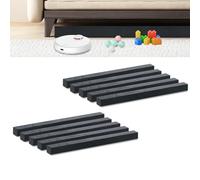 GRETMIX 10 Pack Under Couch Blocker, 17" L x 1.2" H Sponge Under Furniture Blocker with Strong Tape, Stop Things Going Under Sofa Couch Bed, Couch Blockers for Pets Toys Easy to Install