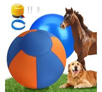 GRETMIX 18" Herding Ball for Dogs, Dual-Layer Herding Toy with Protective Cover, Durable Giant Dog Ball for Australian Shepherd, Cattle Dog, Border Collie for Outdoor Play