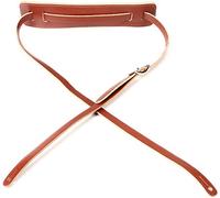 Gretsch 922-0664-050 Vintage Leather Guitar Strap, Walnut