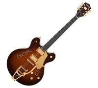 Gretsch Broadkaster LX Figured Center Block with String-Thru Bigsby and Gold Hardware Havana Burst