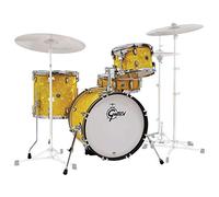 Gretsch Catalina Club 12/14/18/5x14 4pc. Drum Kit Yellow Satin Flame