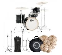 Gretsch Catalina Jazz 18 4pc DW 6000 Hardware & Cymbal Pack Piano Black