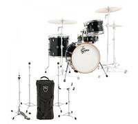 Gretsch Catalina Jazz 18 4pc & DW 6000 Hardware Piano Black