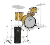 Gretsch Catalina Jazz 18 4pc & DW 6000 Hardware Yellow Satin Flame