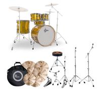 Gretsch Catalina Maple 22 5pc With Istanbul Xist Cymbals Hardware & Throne Lemon Sparkle
