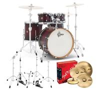 Gretsch Catalina Maple 5pc Complete Pro Drum Kit Satin Cherry Burst