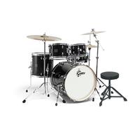 Gretsch Energy 22" Drum Kit w/ Hardware & Paiste 101 Set Black
