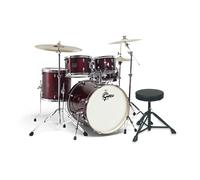 Gretsch Energy 22" Drum Kit w/ Hardware & Paiste 101 Set Wine Red