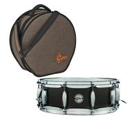 Gretsch Full Range 14" x 5" Black Nickel Over Steel Snare Drum & Premium Bag