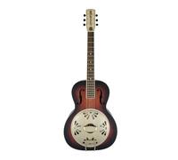 Gretsch G9241 Alligator Round-Neck Biscuit Cone Electro-Resonator (Sunburst) - Dobro