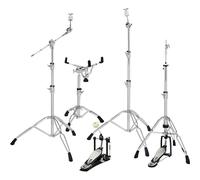 Gretsch Hardware G5 Series Hardware Pack GR-G5PACK 1x Straight Cymbal Stand, 1x Gallows Cymbal Stand, 1x Hihat Stand, 1x Snare Stand, 1x Single Pedal