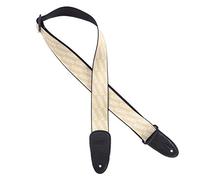 Gretsch Logo Gold/White Strap