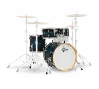 Gretsch Renown Maple 20 4pc Shell Pack Satin Antique Blue Burst
