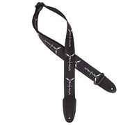 Gretsch Wing Logo Pattern Strap - Black & Grey