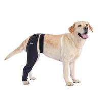 Grettytling Single Dog Rear Leg Sleeve to Stop Licking, Breathable Dog Recovery Suit for Post Surgery, Comfortable Back Leg Sleeve for Wound Healing,Alternative to Cone Collars (Small)