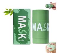Grevea Green Tea Deep Cleanse, 2025 New Organic Green Tea Mask Stick, Blackhead Remover with Vitamin E, Moisturizing, Oil Control Reduce for Men and Women of All Skin Types (1PC)