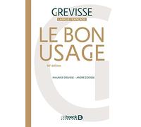 Grevisse Langue Francaise: Le bon usage. Grammaire francaise, 16e edition