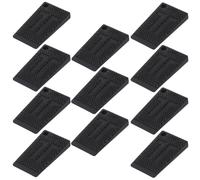Grevosea 10 Pcs Plastic Shims for Leveling, Furniture Leveling Feet Table Wedges Furniture Levelers for Uneven Floors Stoppers Fixing Wobbly Table Dresser Chair Cabinet Toliet Shims