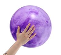 Grevosea 15 Inch Inflatable Beach Ball Large Marbleized Bouncy Ball Colorful Cloud Bouncing Balls for Adults Pet Outdoor Summer Beach Party Supplies School Water Fun (Purple)
