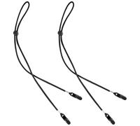 Grevosea 2 Pieces Hat Strap Clips, Adjustable Hat Chin Cord with Cord Locks Suitable for Golfing Fishing and Other Sports